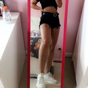 VINTAGE Denim Levi’s Black High Waisted shorts